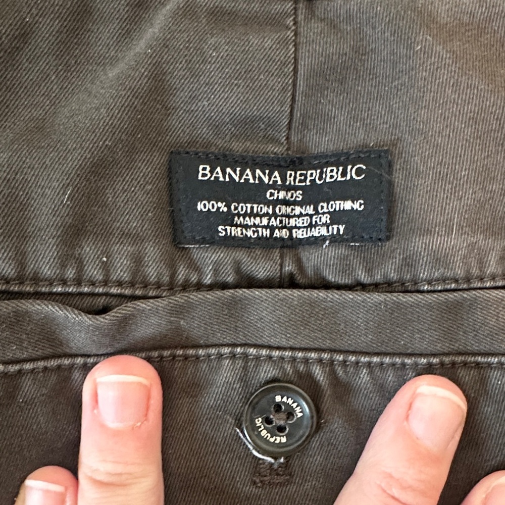 Banana Republic Men's green Chinos - Picture 11 of 11